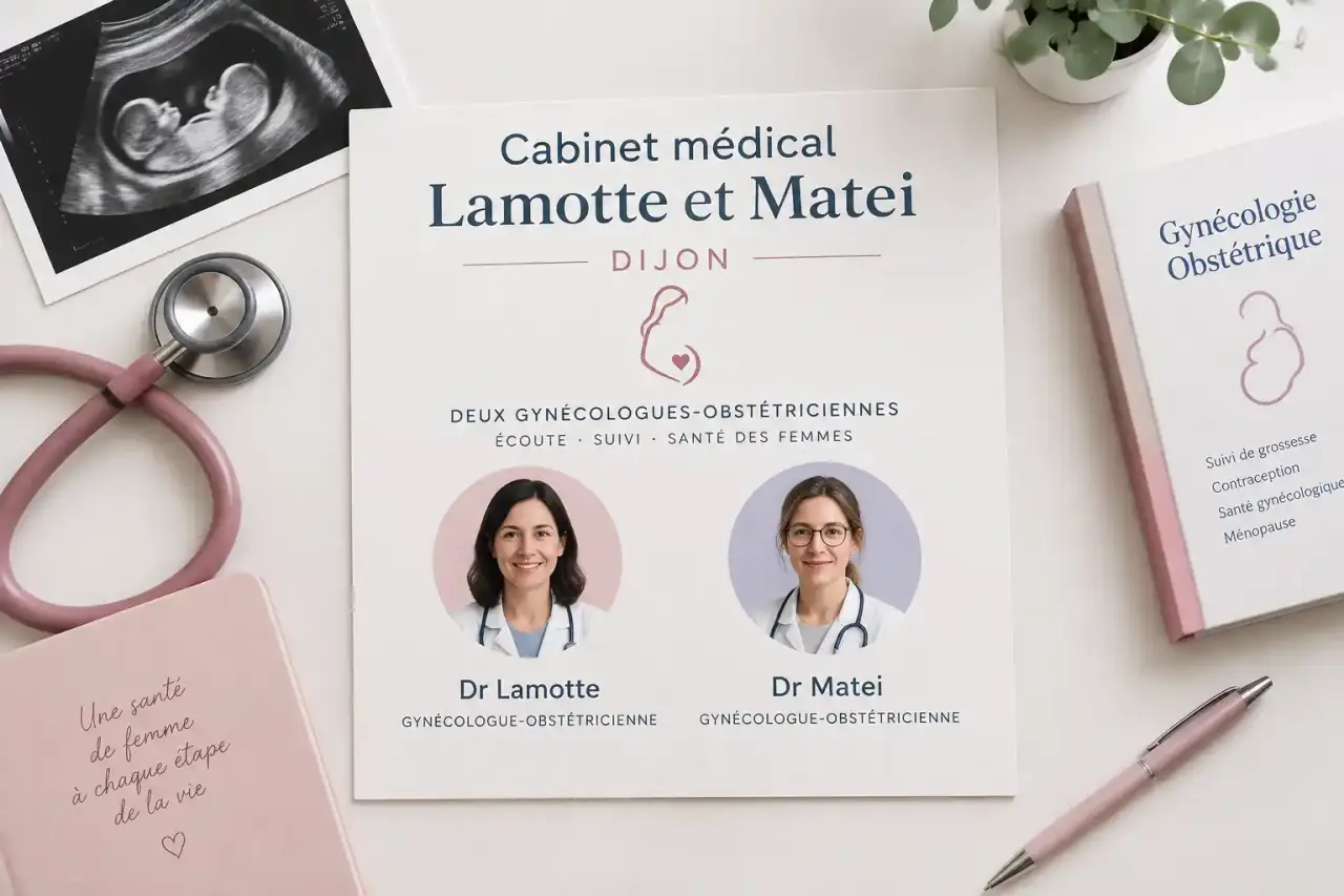 Cabinet médical Lamotte et Matei à Dijon : deux gynécologues-obstétriciennes identifiées