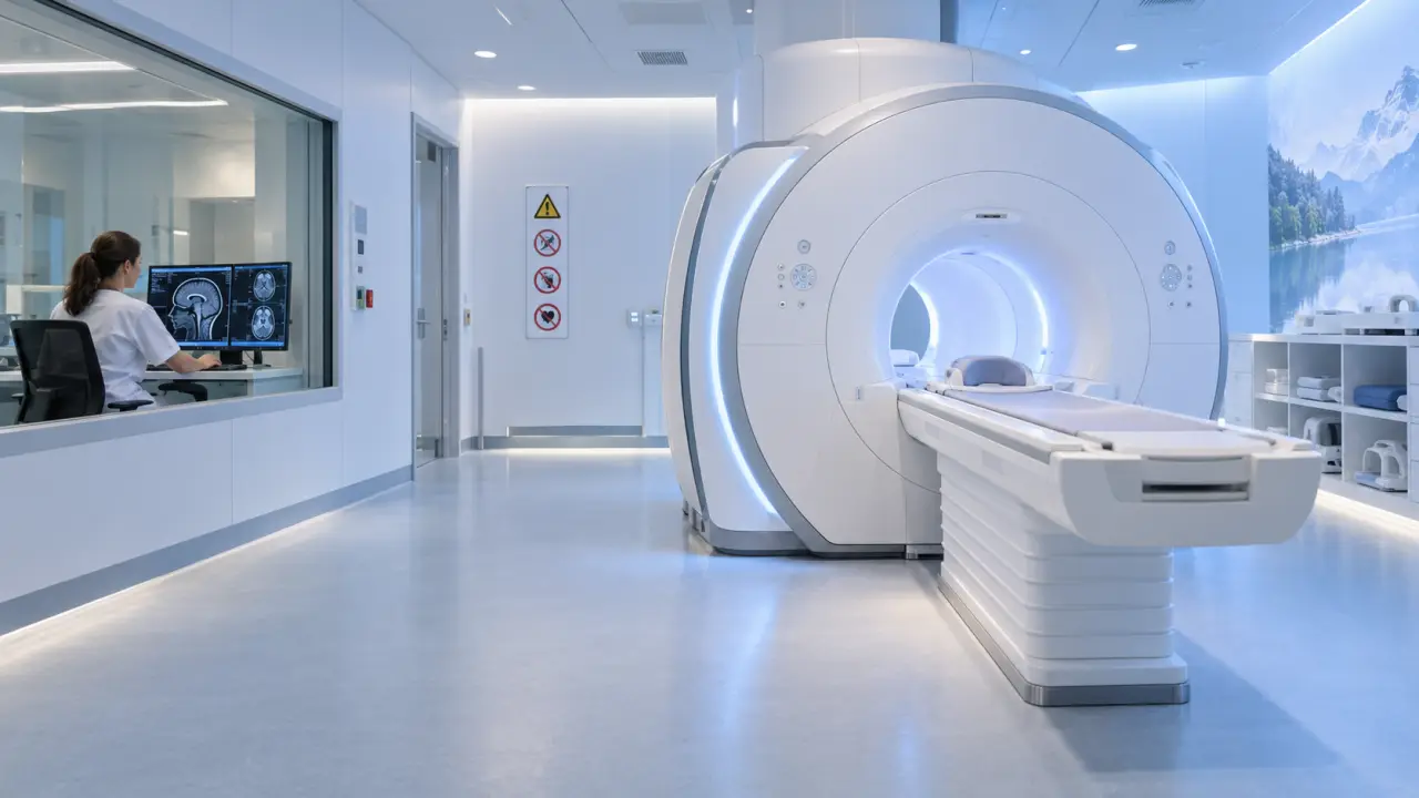 Scanner d’imagerie par résonance magnétique dans un environnement clinique