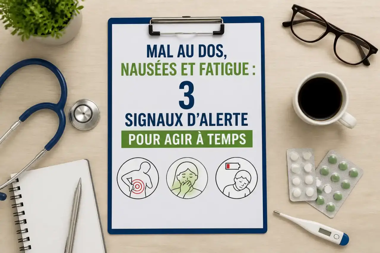 Mal au dos, nausées et fatigue : 3 signaux d'alerte pour agir à temps