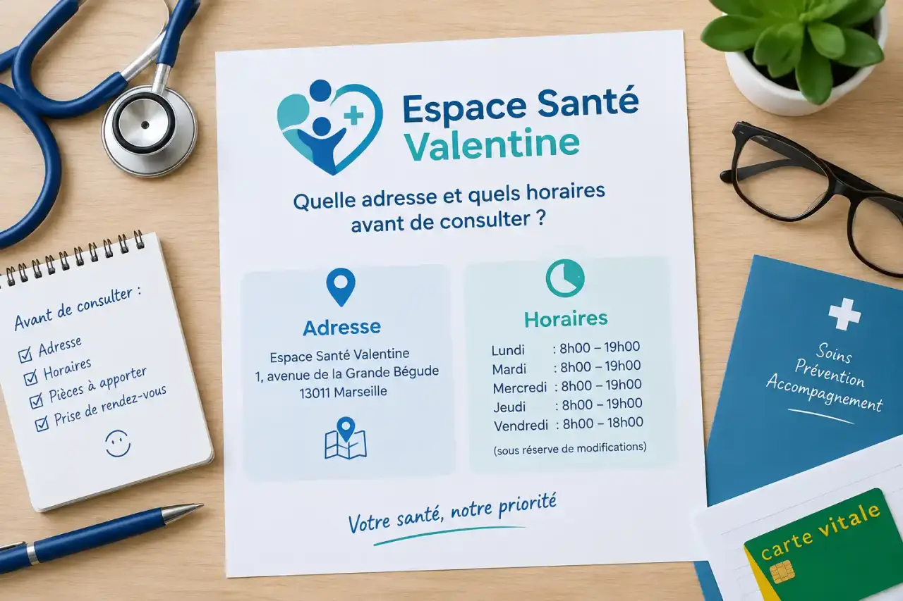 Espace Santé Valentine : quelle adresse et quels horaires avant de consulter ?