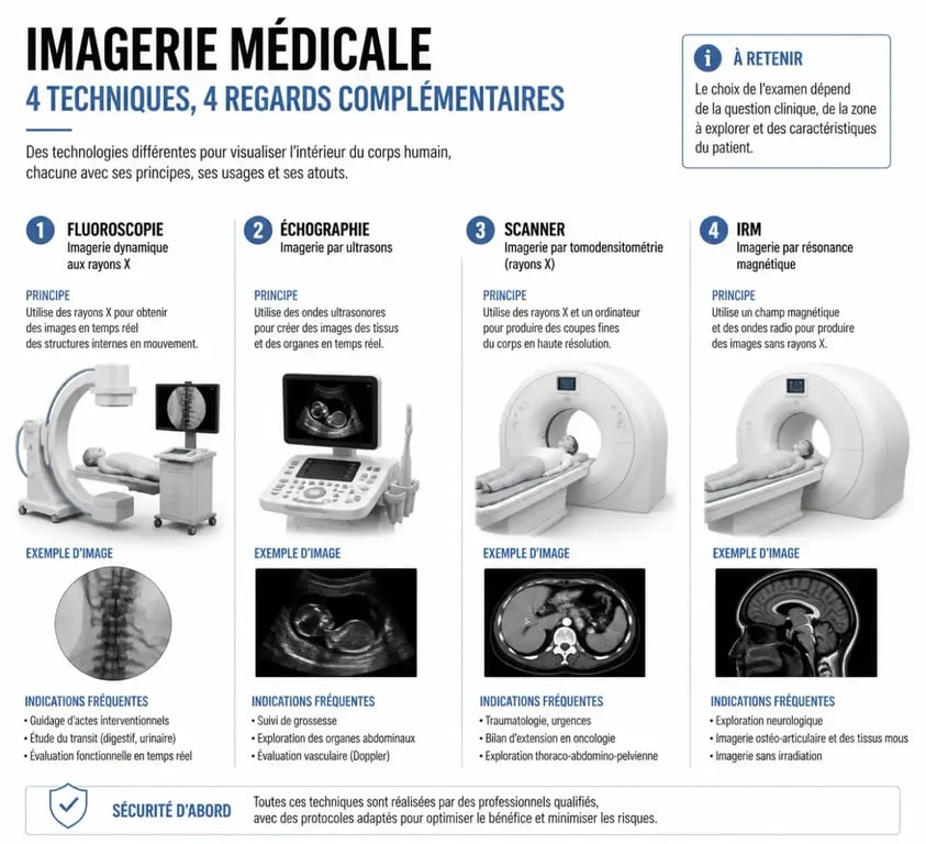 Les différentes techniques d'imagerie utilisées en radiologie interventionnelle